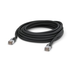 "Ubiquiti CAT 5e Shielded Twisted Pair STP Patch Cable - Black | High-Performance Networking Solution"